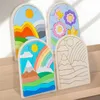 3d puzzels houten regenboog blokken puzzel regenboog onregelmatige puzzels vorm en kleur cognitief speelgoed vroege educatieve puzzel speelgoed 240419