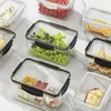Storage Bottles Refrigerator Freezer Sealed Box With Lid Food Rice Vegetable Container Crisper Special For Grade