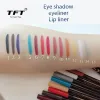 Eyeliner 1pcs Matte Eyeliner Pen Lastion d'étanchées non épanouistes sans fleur de séchage rapide Gel stylo noir marron bleu allongé