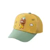 Tapas de pelota Cartoon acrílico Bear Casquette Capilla de béisbol Snapback Snapback Snapback para niños Niño y niña 212