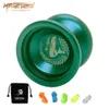 Magicyoyo N12 Shark Metal YoYo 8-kribben Lagertje Niet-reagerende YoYo Ball met 5 touwen Sand Blasted Finish Bereik Manshipyoyo Gift Toys 240416