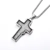 Collane a sospensione che vendono gioielli di alta qualità Jesus Cross Titanium Acciaio Neckclace da uomo Trendy Hip-Hop Nightclub Preferred-