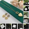 Necklaces High Quality G Designer Necklace For Women Pendant Fashion Luxury Designer Gold Necklace Heart Earring Chains Jewerly Gift With Ch