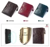 Wallets Classic Style Wallet Men Genuine Leather Short Coin Purse RFID Blocking Credit Card Holder Vintage Mini PORTFOLIO Portomonee