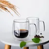 Wine Glasses Tea Glass Cup Beer Coffee Double Wall Transparent Handmade Creative Cold Beverage Heat Resistant Drinkware Set