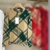 Magliette da donna Tees Designer Cardigan Stripe 100% Wool Maniche lunghe 83oq
