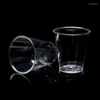 Tumblers 50st Mini Clear Plastic Disponable Party S Glasögon Jelly Cups Birthday Kitchen Accessories Cup