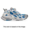 Baskılı Beyaz Graffiti Siyah Gri Tıknaz Platform Track Runners 7.0 Tasarımcı Sıradan Ayakkabı Vintage Spor Ayakkabıları Kadın Erkek Boyut Tracks Trainers Bahar Sonbahar Boyutu 35-46