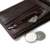 Кошельки Gubintu искренние кожаные мужчины кошельки для монеты карман на молнии настоящий мужской кожаный кошелек с монетой высококачественный мужской кошелек Орл Картера