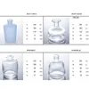 Large Clear Decorative Glass Bottle Empty Juice Bottles Eco-Friendly Reusable Refillable Bottles