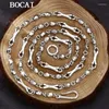 Catene Bocai S925 Sterling Silver Trendy Personalizzato rotto di collana ossea per uomini e donne