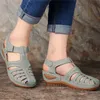 Sandalen Frauen Sandalen neue Sommerschuhe Frau Plus Größe 44 Absätze Sandalen für Keile Chausal Femme Casual Gladiator Plattform Schuhe Talon 240419