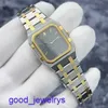 Hot Ap Forist Watch Womens Watch 18k/мелкий стальный материал Quartz Движение темно -серое циферблат Gold Watch