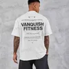 T-shirts masculins pour hommes jogging gymnase sportive mens super grand t-shirt d'été nouveau coton rond cou rond sleves sleves mode décontracté t240419