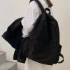 Sacchetti zaini Bag di designer Korea Largecapacity Korean College Student High School Backpack Bags Aesthetic Borse per donne nylon