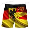 Mäns shorts 3D -tryck Tyskland National Emblem Flag Beach Shorts för män Casual Seaside Swim Trunks Beachwear Kids Quick Dry Swim Shorts Homme T240419