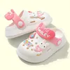 Sandali pantofole estive per bambini pannelli freddi per interni non slip morbido comfort simpatico scarpe per bambini simpatiche ragazze ragazze 240419