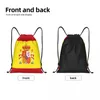 Einkaufstaschen Spanien Draw String Backpack Sports Gym Sackpack Super Poly Football String für Bewegung