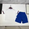 Luxury kids designer clothes summer baby tracksuits Size 90-150 CM Animal pattern printing Short sleeved POLO shirt and shorts 24April