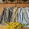 Blans pour femmes chemises à plaid en coton de printemps