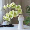 Dekorative Blumen Koko Blume 7 Kopf 83 cm künstliche feuchtigkeitsspendende Berührung Schmetterling Orchidee DIY Hochzeits Weihnachten Home Dekoration Verkauf