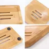 Pratos naturais de madeira simples bambu soop slop placa bandeja de bandeja redonda recipiente de estojo quadrado c0513 es