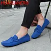 Casual Shoes Brand Summer High Quality Soft Flat Men Driving Classic Men's Loafers Slip On Lazy Man Flats Big Size 38-49