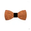 Bow Ties Handmade Cork For Men Wedding Party Unique Accessories Solid Color