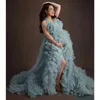Tulle moderskapsklänning Klänning Graviditetsklänning för fotoshoot Blush Tulle Maternity Custom Wedding Dress Baby Shower