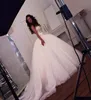 2019 Luxury Long Princess Puffy Wedding Dresses Bridal Ball Gown Crystals Sweetheart Backless Chapel Train Brud Dress Custom Form7324759