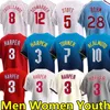 2024 City Connect Baseball Jerseys Bryce Harpe, Trea Turner, Kyle Schwarber, Bryson Stott, Johan Rojas, Alec Bohm, Nick Castellanos, Aaron Nola, Realmuto Jersey Men Men Kids Kids