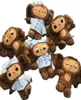 Hoogwaardige cheburashka pluche speelgoed grote ogen aap met kledingpop Rusland anime baby joch slaap slapen popspeelgoed voor kinderen 227288225