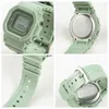 Wristwatches Waterproof Silicone Jelly Watches Fashion Women Men Small Block Electronic Watch Square Night Glow Digital Clock