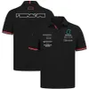 F1 Takım Üniforma Erkek ve Kadın Yarışçıları Kavur T-Shirt Polo Gömlek Günlük Kısa Kol Yarışı Takım Kırış Boyutu Özelleştirilebilir