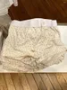 Женские шорты сладкий цветочный печатный лоскут Slim Women Home Home Cotton Soft Elastic Button Complete Bint