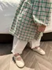 Shorts Girls Summer in pizzo puro in pizzo coreano lunghi pantaloni casual per bambini esterni dritta larga