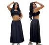 designer Dresses V Neck Luxury Fashion Two Piece Dress Women Sexy Vest Top and Pleated Skirt Sets 2Pcs Outfits