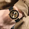 Autres montres New Laulex Mens Analog Quartz Watch BB Chronograph Vintage Panda Design Automatic Date Sapphire Sports Mens Watch 2023 Newl2404