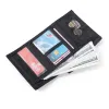 Portafogli da uomo maschile ragazze tela tela per palette portafoglio portafoglio in contanti con supporto per carta di credito con cinturino borsetta