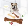 Dog Bone Chews Toys почти неразрушаемые натуральные нетоксичные игрушки для щенков для маленьких средних больших собак Живы Dental 240418