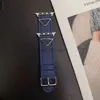 Fashion Designer Watch Strap For Apple Watch 38 41 42 40 44 45 49mm Luxury Soft Leather Straps iwatch 8 7 6 5 4 3 2 Bands Classic Letter Watchband HH7626C