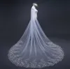 345 mètres blancs ivory Cathedral Wedding Veils Long Lace Edge Bridal Veil with peig accessoires de mariage Bride Veu Wedding Veil X08793434