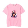 Dames t shirts 2024 dames shirt aphmau merch 2d geprinte t-shirt zomerstraat mode dames/mannen sweatshirt oversized shoet mouw top