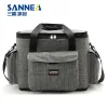 Bags 23L Insulated Lunch Bag With Zipper Cooler Bags Outdoor Camping Picnic Box Tote Portable Food Storage For Travel
