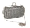 イブニングバッグ有名なブランドクラッチダイヤモンドフィンガーリングレディースクリスタルウェディングブライダルハンドバッグ財布ホルダー