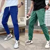 Men's Pants Self-owned Brand Fashion High Quality Elastic Waist Cool Fabric Summer Casual Sweatpants