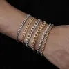 Bracelets en acier inoxydable Bangle Sunibi pour femmes hommes 4 mm / 6 mm / 8 mm charmes bracelets de chaîne cubaine bijoux de mode en gros / dropshippingl240417