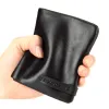 Wallets Bison Denim Super Soft Genuine Leather Men Wallet Brand Rfid Business Card Holder Coin Pocket Purse Best Gift for Men