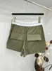 New high-end women designers solid color shorts casual fashion women's shorts, size S-L