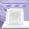 Nagelorter 72W UV LED -nagellampa Nageltorkar Gel Polish Curing UV Lamp med botten 10S/30S/60S/90S Tid Auto Sensing Lamp för nageltork Y240419